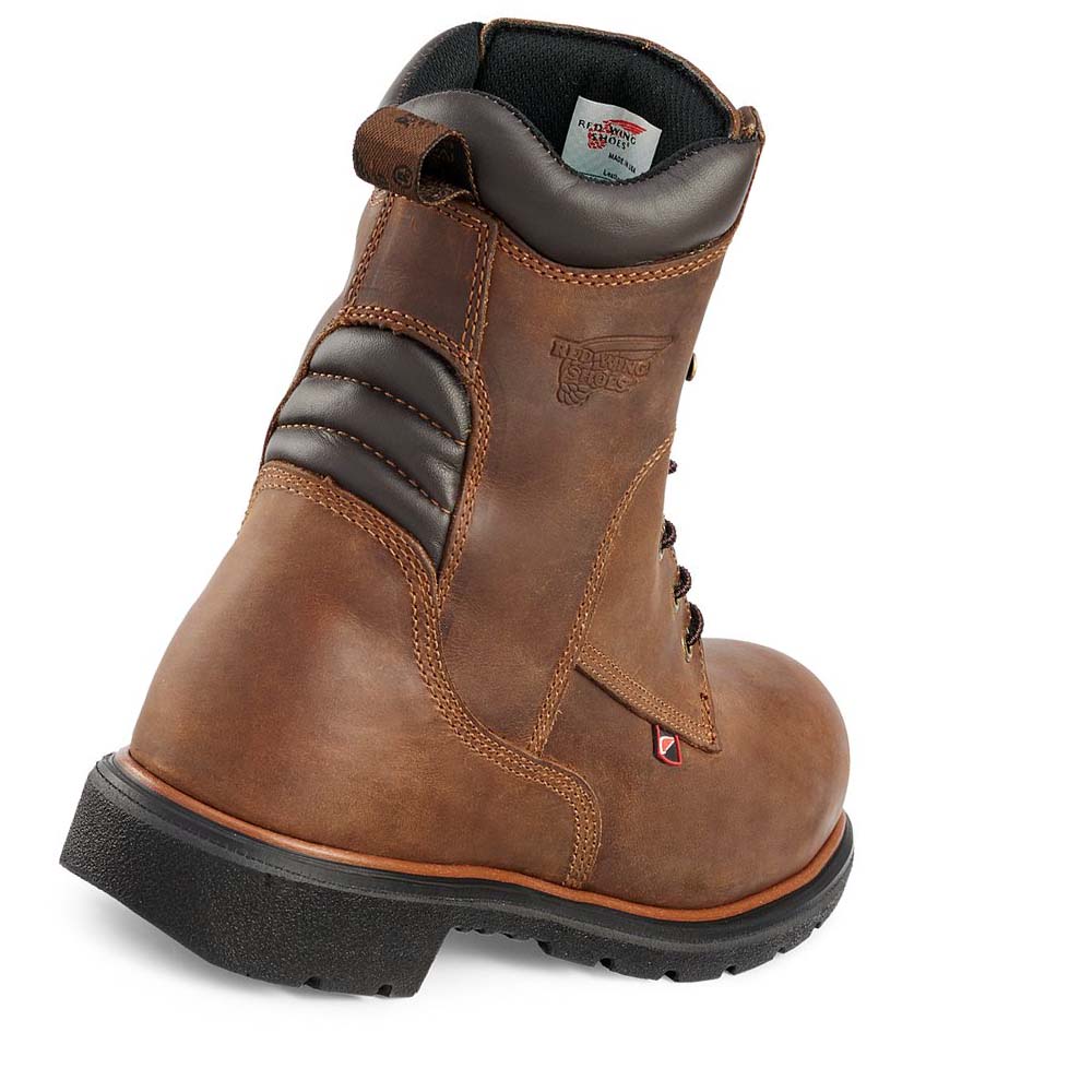 Red Wing DynaForce® 8-inch Men's Safety Boots Brown | ZA 296EBC